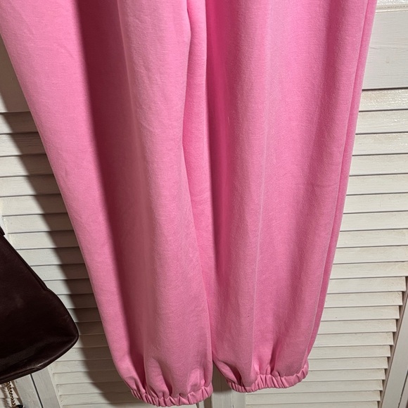 Pink Zip-Front Jumpsuit - Picture 9 of 11